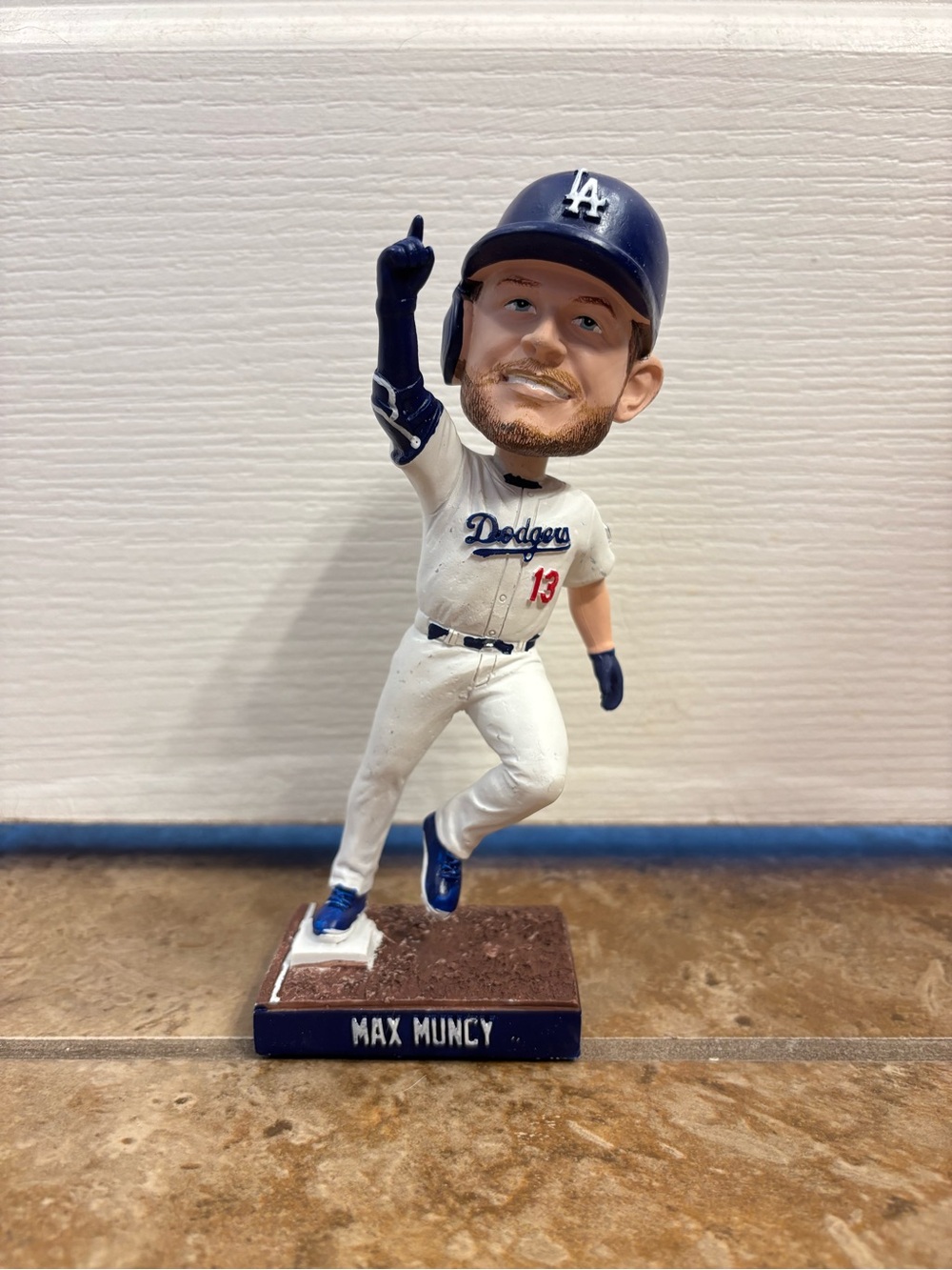 Los Angeles Dodgers Max Muncy Bobblehead - Blue and White Approx 7”
